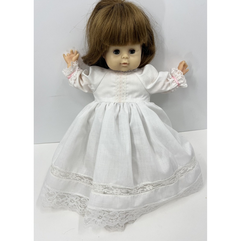 Vintage Lorrie Doll Blinking Sleepy Eyes 14" Dress Petticoat Bloomers